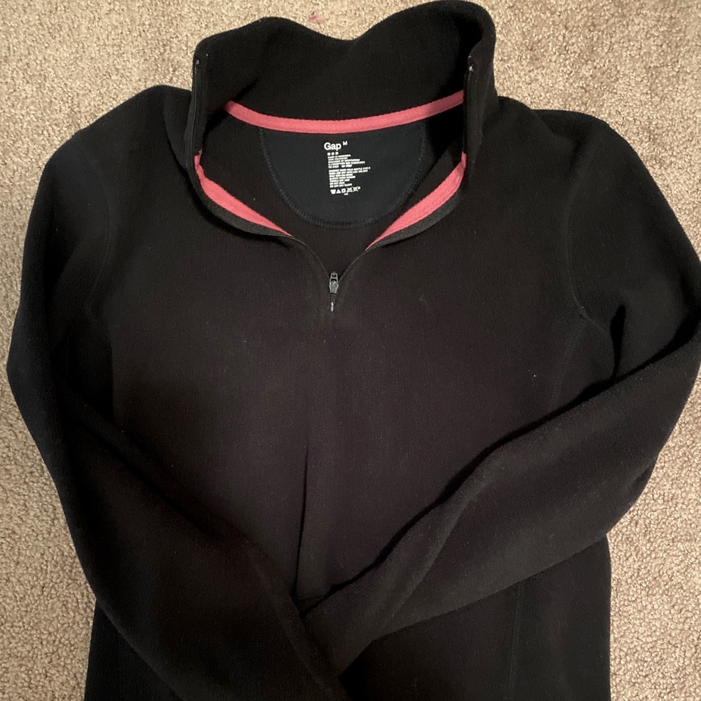 GAP fleece half-zip pullover